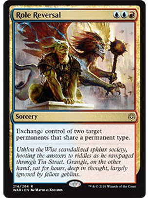 Role Reversal - WAR - R 