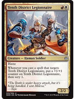 Tenth District Legionnaire  - WAR - U 