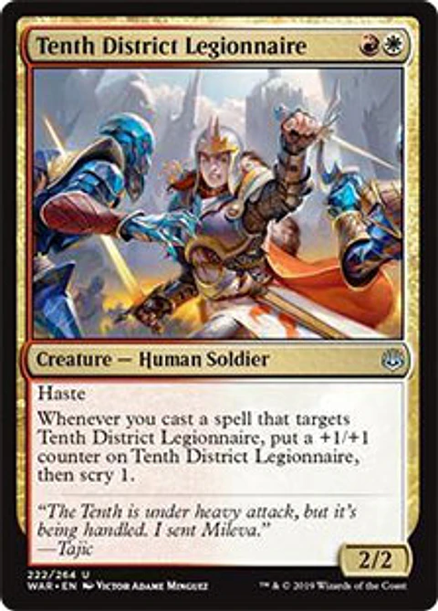 Tenth District Legionnaire  - WAR - U 