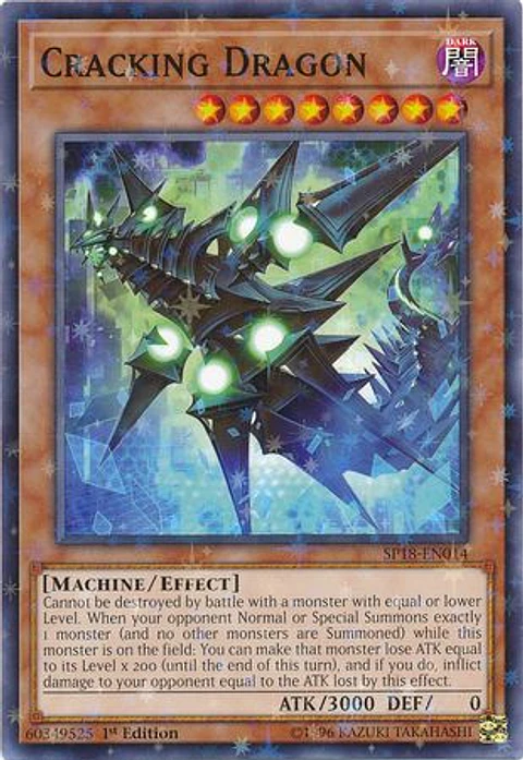 Cracking Dragon - SP18-EN014 - Starfoil Rare 
