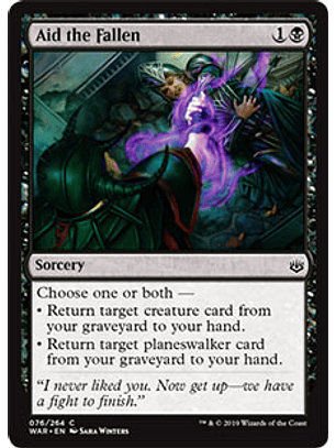 Aid the Fallen - WAR - C 