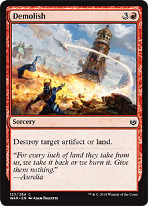Demolish - WAR - C 