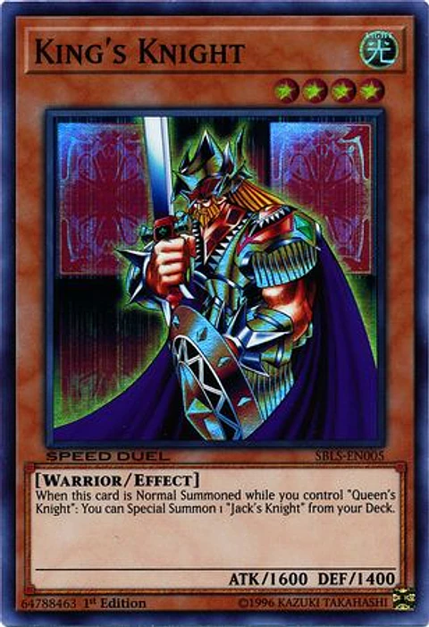 King's Knight - SBLS-EN005 - Super Rare