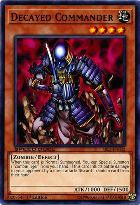 Decayed Commander - SBLS-EN032 - Common