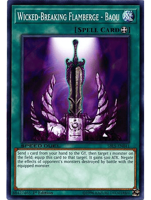 Wicked-Breaking Flamberge - Baou - SBLS-EN041 - Common