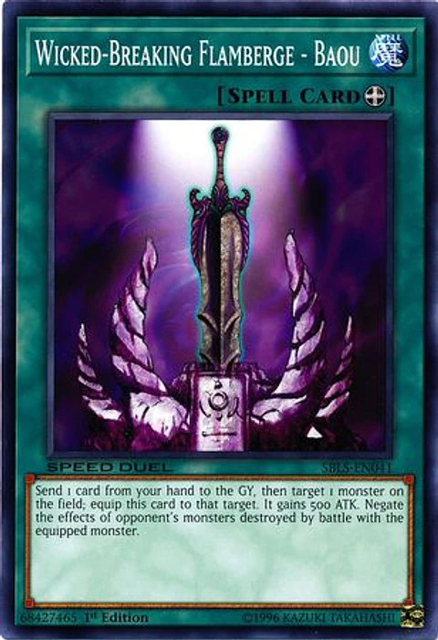 Wicked-Breaking Flamberge - Baou - SBLS-EN041 - Common