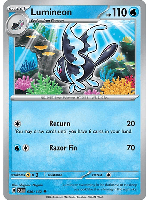 Lumineon - 036/142 - Uncommon