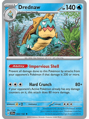 Drednaw - 044/142 - Holo Rare