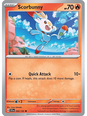 Scorbunny - 026/142 - Common