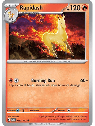Rapidash - 020/142 - Uncommon