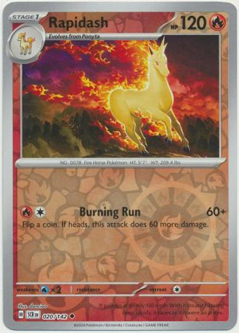 Rapidash - 020/142 - Uncommon