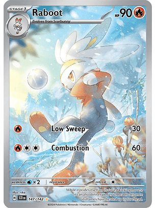 Raboot - 147/142 - Illustration Rare