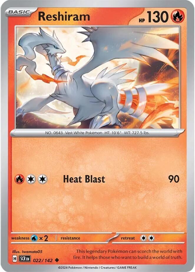 Reshiram - 022/142 - Uncommon 1