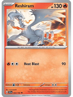 Reshiram - 022/142 - Uncommon