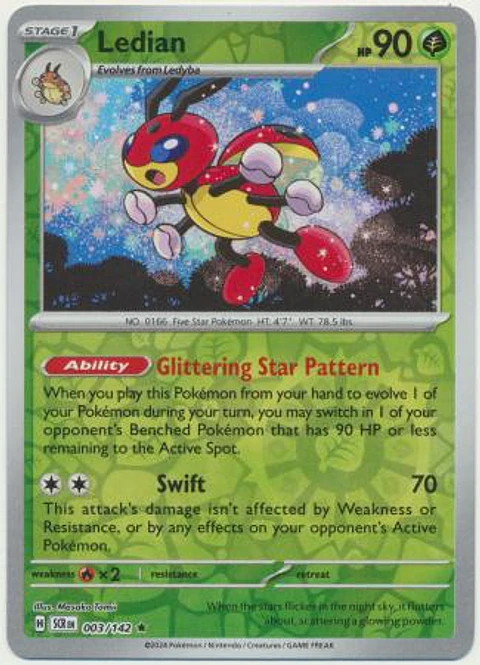 Ledian - 003/142 - Holo Rare
