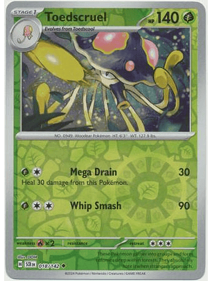 Toedscruel - 018/142 - Uncommon