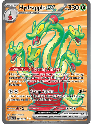Hydrapple ex - 156/142 - Full Art Secret Rare