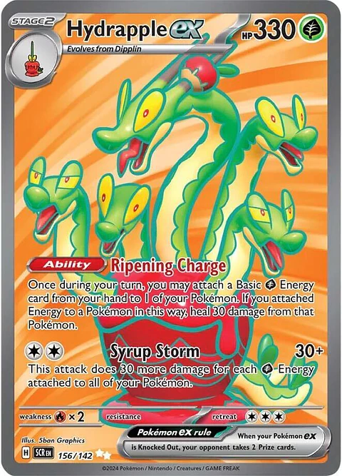 Hydrapple ex - 156/142 - Full Art Secret Rare