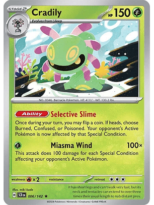 Cradily - 006/142 - Holo Rare