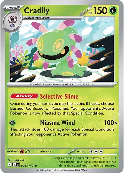 Cradily - 006/142 - Holo Rare - SCR