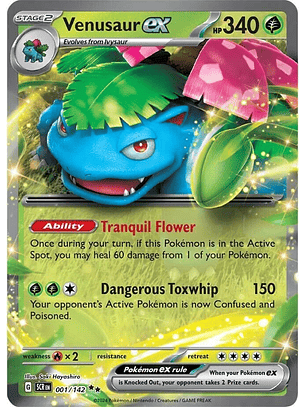 Venusaur ex - 001/142 - Ultra Rare