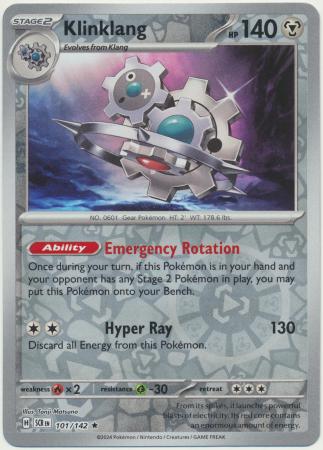 Klinklang - 101/142 - Holo Rare 2