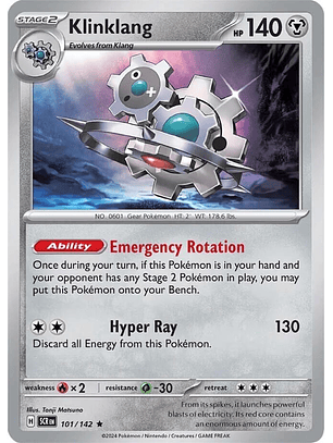 Klinklang - 101/142 - Holo Rare