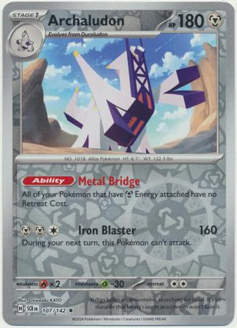Archaludon - 107/142 - Holo Rare