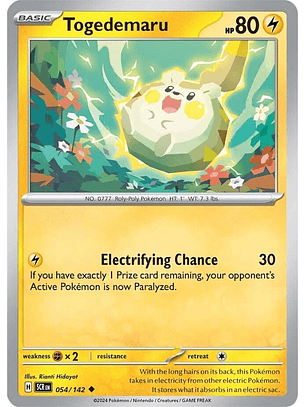 Togedemaru - 054/142 - Uncommon