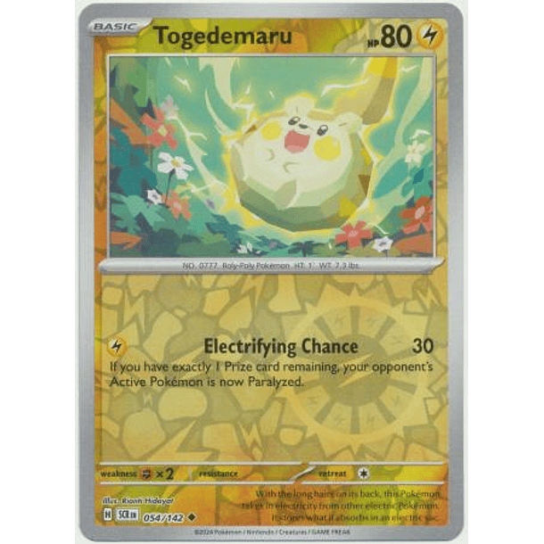 Togedemaru - 054/142 - Uncommon 2