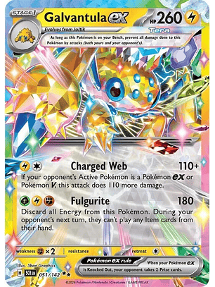 Galvantula ex - 051/142 - Ultra Rare