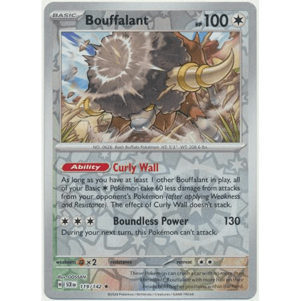 Bouffalant - 119/142 - Holo Rare 2