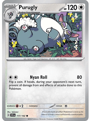 Purugly - 117/142 - Common