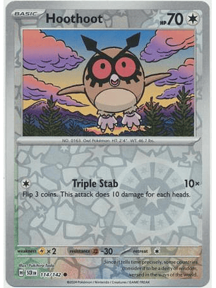 Hoothoot - 114/142 - Common