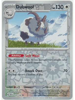 Dubwool - 125/142 - Uncommon