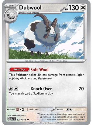 Dubwool - 125/142 - Uncommon