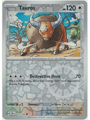 Tauros - 112/142 - Common -SCR
