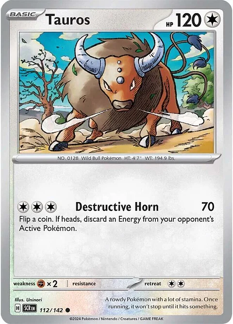 Tauros - 112/142 - Common -SCR