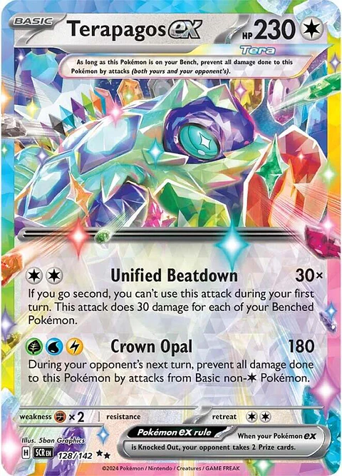 Terapagos ex - 128/142 - Ultra Rare
