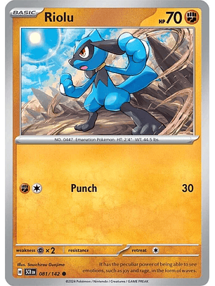 Riolu - 081/142 - Common