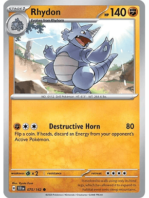 Rhydon - 075/142 - Common