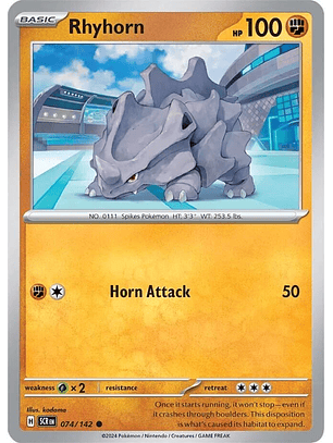 Rhyhorn - 074/142 - Common