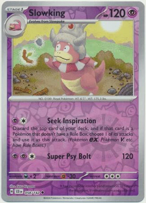 Slowking - 058/142 - Uncommon
