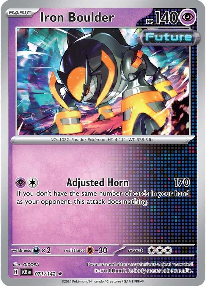 Iron Boulder - 071/142 - Holo Rare 1