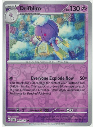 Drifblim - 061/142 - Uncommon