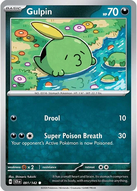 Gulpin - 091/142 - Common - SCR