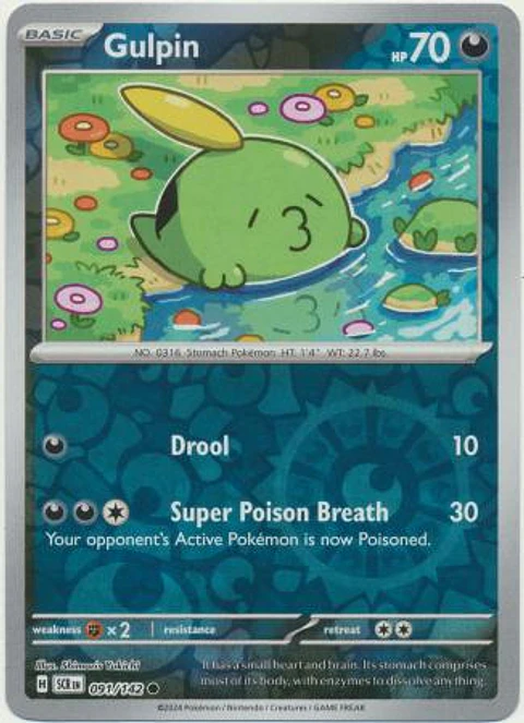 Gulpin - 091/142 - Common - SCR