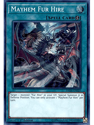 Mayhem Fur Hire - DASA-EN025 - Secret Rare