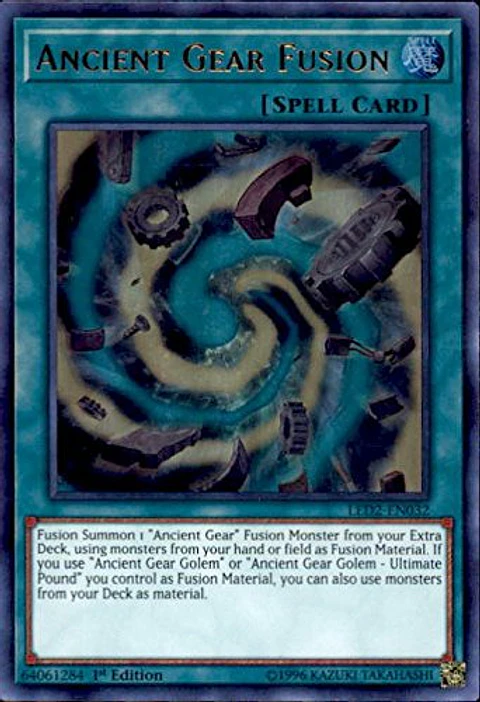 Ancient Gear Fusion - LED2-EN032 - Ultra Rare