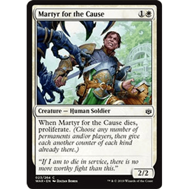 Martyr for the Cause - WAR - C